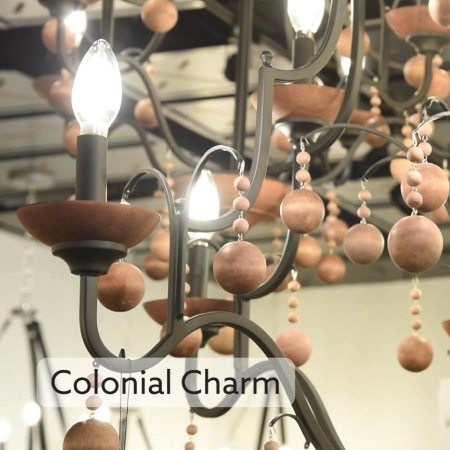 Colonial Charm - 9 Light Chandelier