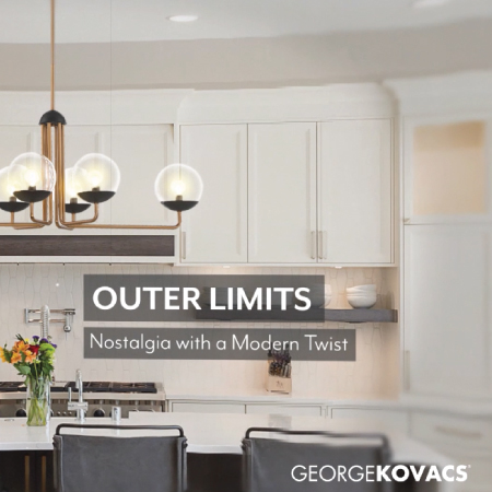 Outer Limits - 4 Light Chandelier