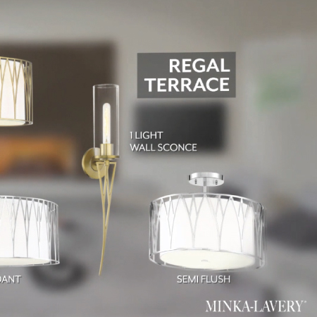Regal Terrace - 1 Light Wall Sconce
