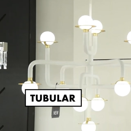 Tubular - 11 Light Chandelier