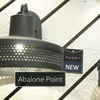 Abalone Point - 1 Light Outdoor Flush Mount