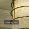Gateway Park - 5 Light Convertible Pendant / Semi Flush